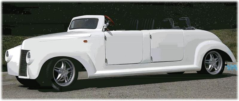39 Hot Rod Roadster Electric Golf Cart