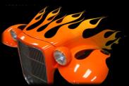Custom Painted Flames